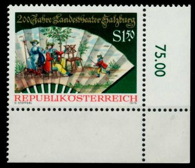 Österreich 1975 Nr 1498 postfrisch ECKE-ORE X805536