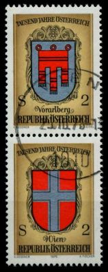 Österreich 1976 Nr 1522 30 SZdf gestempelt SENKR PAAR X80DA66