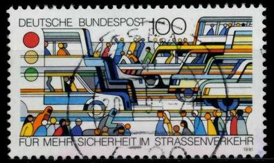 BRD 1991 Nr 1554 zentrisch gestempelt X84AECE