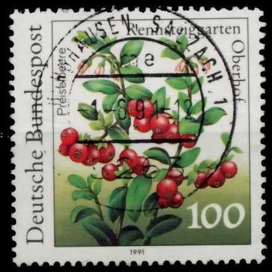 BRD 1991 Nr 1508 zentrisch gestempelt X84DD9A