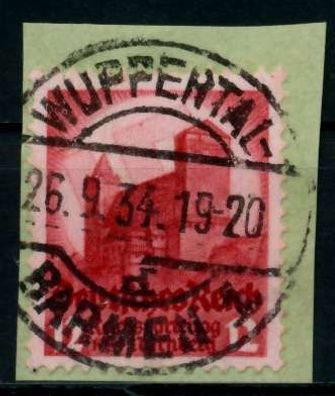 Deutsches REICH 1934 Nr 547 zentrisch gestempelt Briefstück X864672