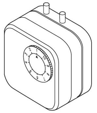 Druckwächter LGW10 A2 zusätzlich angebaut - 24000510 von Weishaupt