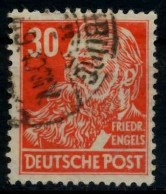 SBZ ALLG. Ausgaben Nr 222b gestempelt X8E11AA