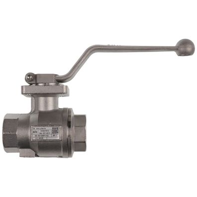Kugelhahn 87E-1 Rp 1 Dichtung Teflon für Gas PN16 für Klär- und Biogas - 454013 von W