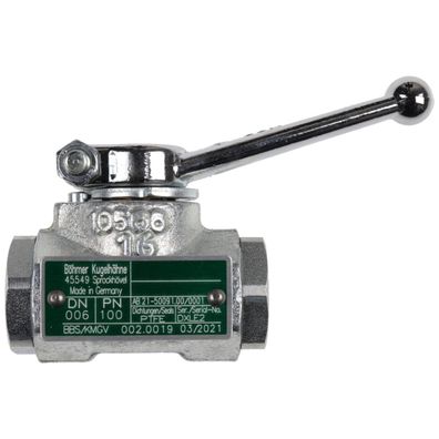 Kugelhahn G 1/4 PN 100 Dichtung Teflon für Heizöl M und S - 454047 von Weishaupt