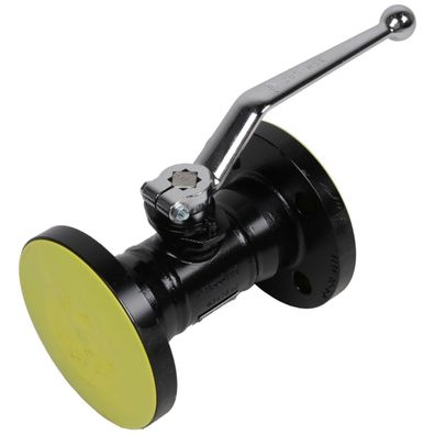 Kugelhahn DN32 PN40 Gehäuse Stahl Dichtung Teflon für Heizöl EL, M und S - 454134 von
