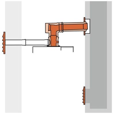 Grundbausatz WAL-PP-2-125/80/80-0,75 DN125/80, raumluftunabhängig - 48000006812 von W