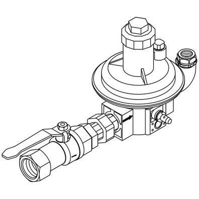Druckregler-Set WTC-G 45 bis 150 und Kaskade WTC-GB 120/150-B für Erdgas - 4800000752