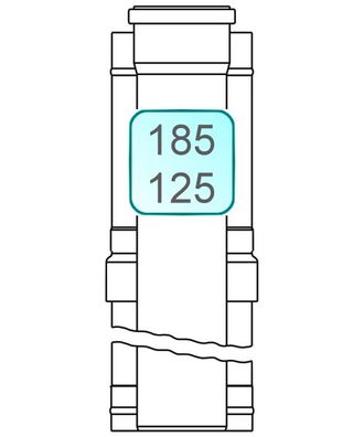 Dachdurchführung INOX/PP DN185/125 mit Sparrenschelle - 48000009722 von Weishaupt