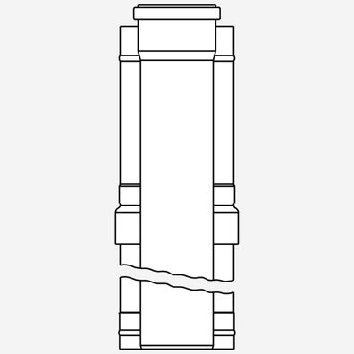 Dachdurchführung INOX/PPs grau DN400/315 - 48000012222 von Weishaupt