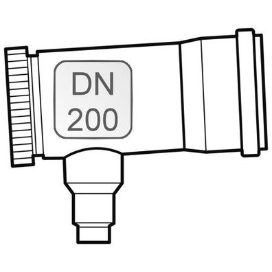 Endstück PP, DN200, mit Kondensatablauf - 48000012842 von Weishaupt
