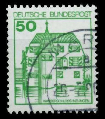 BRD DS BURGEN U. Schlösser Nr 1038AI R gestempelt X707D0E