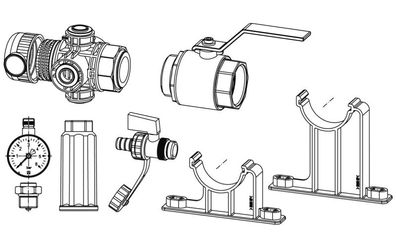 Grundpaket Solekreisverteiler Typ WSZ GP - 50900101292 von Weishaupt