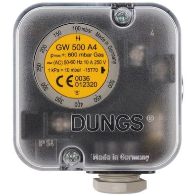 Druckwächter GW 500 A4 100-500 mbar - 691357 von Weishaupt