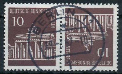 BERLIN Zusammendruck Nr K5 zentrisch gestempelt WAAGR PAAR X8056F2