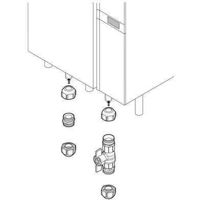 Aqua-Anschlussgruppe WHA C 4.0 Aufputz für WTC-GW 25 C - 48300001842 von Weishaupt