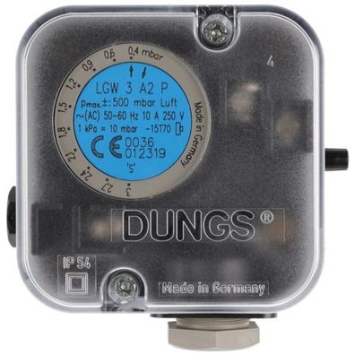 Druckwächter LGW 3 A2P 0,4 - 3 mbar - 691352 von Weishaupt