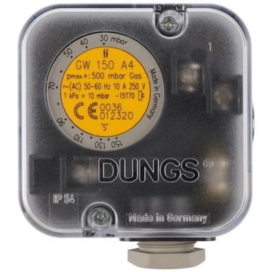 Druckwächter GW 150 A4 30-150 mbar - 691356 von Weishaupt