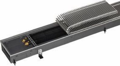 KM Bodenkanalheizung NK 380 Roll-Rost Alu natur elox. 380x120x1800 - 7738318099 von B