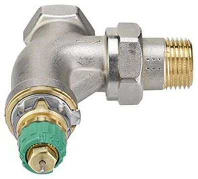 Danfoss Ventil RA-DV 15 1/2 Eck voreinstellbares Ventilgehäuse - 7738319555 von Buder