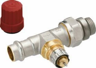 Danfoss Thermostat-Ventilkörper matt vern RA-N15 Press dgf 1/2 013G3238 - 7738301628