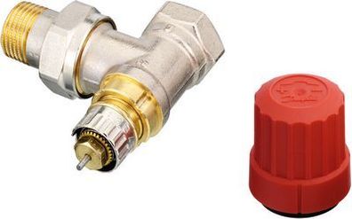 Danfoss Ventil RA-N20 3/4Eck 013G0035 Messing vernickelt - 82882048 von Buderus