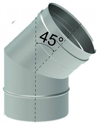 Fröling Bogen 45° Ø130 14540A