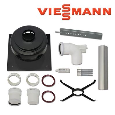 Basispak. Schacht Flex 80/88 Edelst/PPs von Viessmann - 7452179