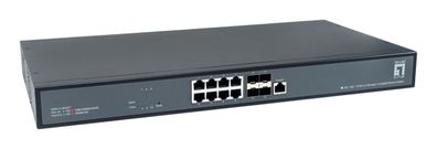 LevelOne Switch 8x10GE/4x10GSFP+ 19" Managed L3 (XEL-1291)