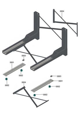 Installations-Set Wandmontage 6 / 16 - ZK06311 von Viessmann