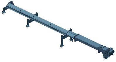 Fröling Pellets-Austragschnecke 110 modular offener Trog 7000mm 13079