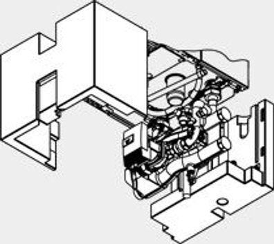 Anschluss-Set Heizkreis 120-150kW von Viessmann - ZK03664
