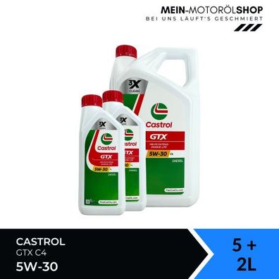 Castrol GTX 5W-30 C4 5 + 2 Liter