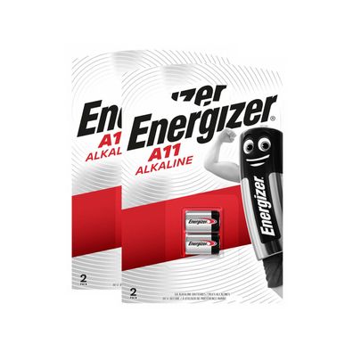 2x 2er Blister Energizer A11 MN11 11A LR1016 L1016 Alkaline Batterie 6V