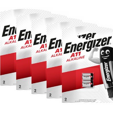 5x 2er Blister Energizer A11 MN11 11A LR1016 L1016 Alkaline Batterie 6V