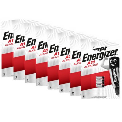 8x 2er Blister Energizer A11 MN11 11A LR1016 L1016 Alkaline Batterie 6V