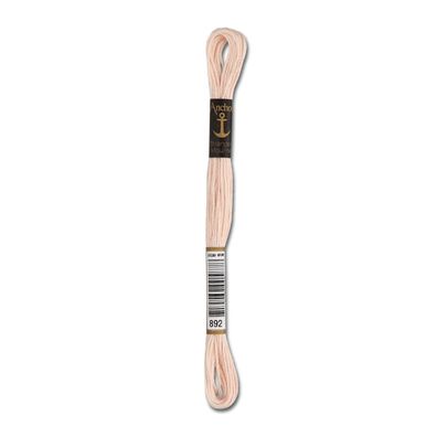 8m Anchor Stickgarn - Farbe 892 - blassrosa