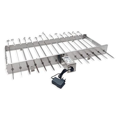 Mangal XXL Drehspießaufsatz 80 cm Edelstahlmotor Spieße