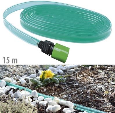 NEU Schlauch Regner Sprühregen 15m für Bewässerung Garten Pflanzen Terrasse Beet
