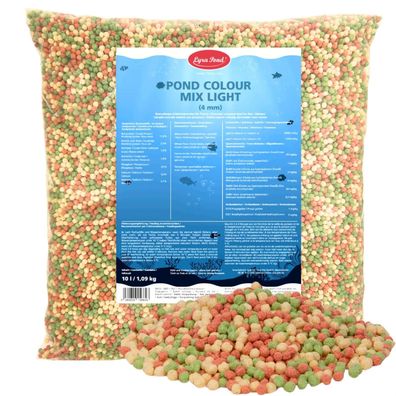 10 - 20 Liter (1,09 - 2,18 kg) Lyra Pond® Pond Colour Mix Light Fischfutter Teichf