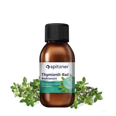 Spitzner Thymianöl-Bad 190 ml Gesundheitsfördernder Badezusatz mit ätherischem Öl