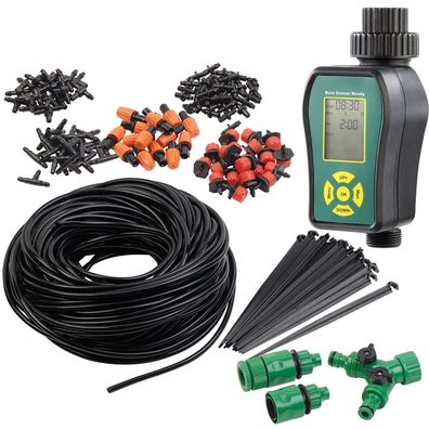 NEU Bewässerungssystem Uhr 136 Teile für Garten Terrasse Balkon Beet Pflanzen