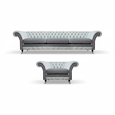 Design Luxuriöse Möbel Sofagarnitur 3 + 1 Polstermöbel Sofas Couch Garnitur
