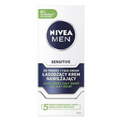 Nivea Men Sensitive Beruhigende Gesichtscreme, 75ml