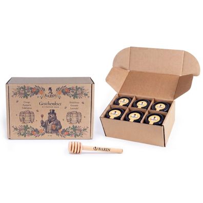 BARIN Große Honigkollektion ? Geschenkset mit 6 Sorten Premium Honig (6 x 500 g)