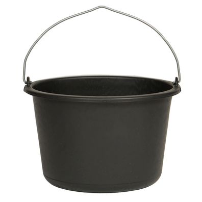 Baueimer PE schwarz 20 Liter