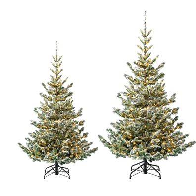 Evergreen Weihnachtsbaum Nobilis Kiefer, LED-Lichterkette und Fernbedienung