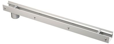 Alcadrain Entwässerungsrinne 75 mm verstellbar, Edelstahl