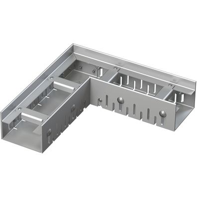 Alcadrain Eckige Entwässerungsrinne 75 mm verstellbar, Edelstahl