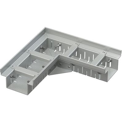 Alcadrain Eckige Entwässerungsrinne 100 mm verstellbar, verzinkt
